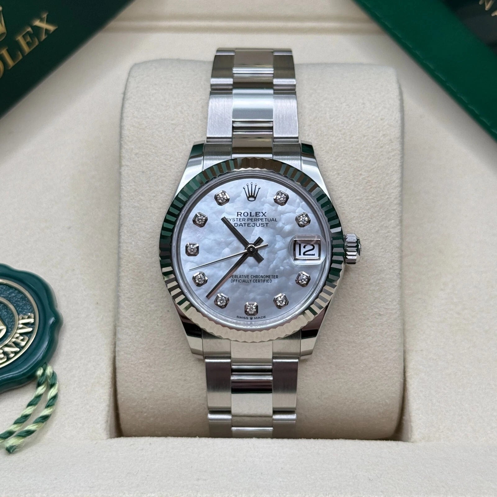 Rolex Datejust m278384RBR-0007/0008 Mother-of-Pearl 31mm Dial Oyster Watch - Image 2