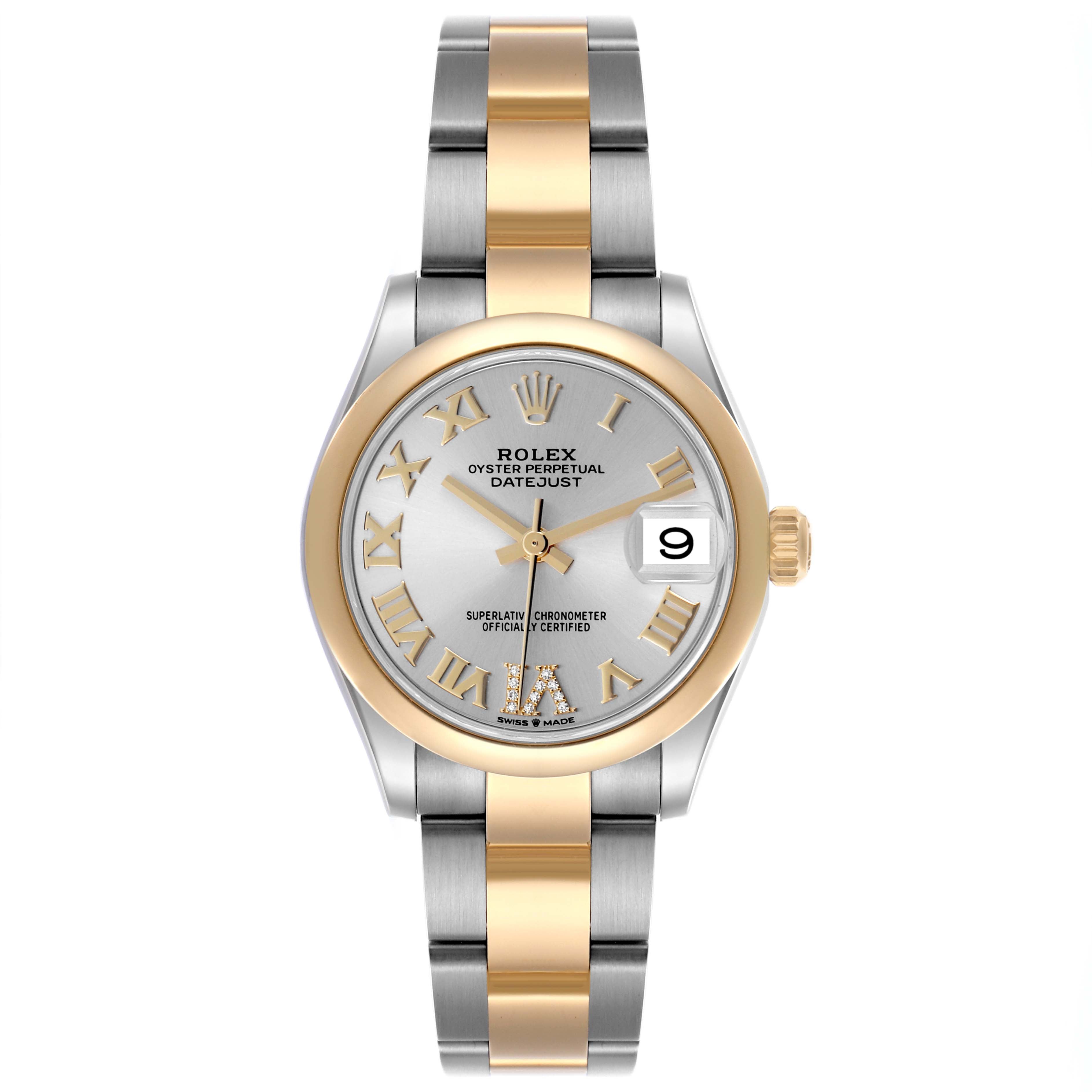 Rolex Datejust m278243-0003/0004 31mm Silver Dial Yellow Rolesor Oyster Watch - Image 4