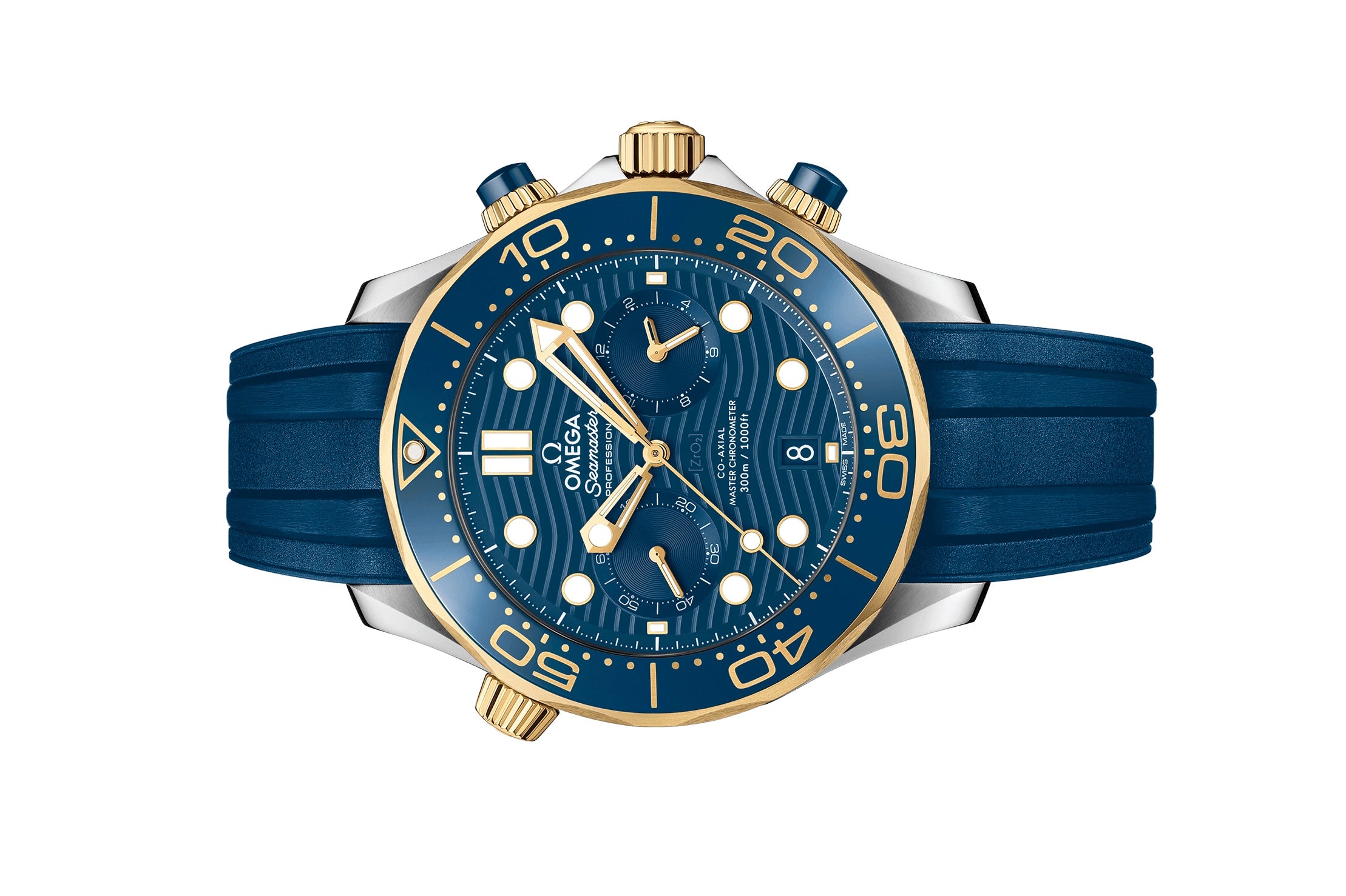 Omega Seamaster Diver 300M 44mm Blue Dial Stainless Steel and 18k Yellow Gold Strap 210.22.44.51.03.001 - Image 5