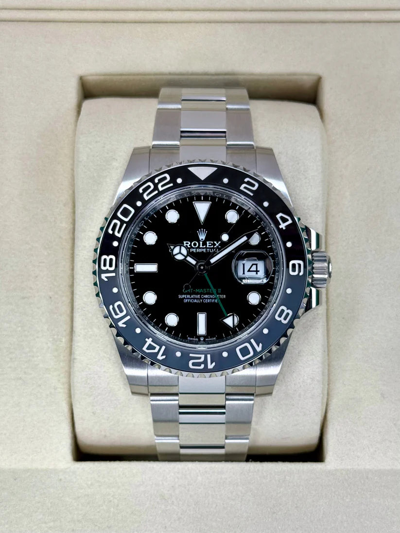 Rolex GMT-Master II 40mm 126710GRNR-0004 Black Dial Oyster Watch - Image 2