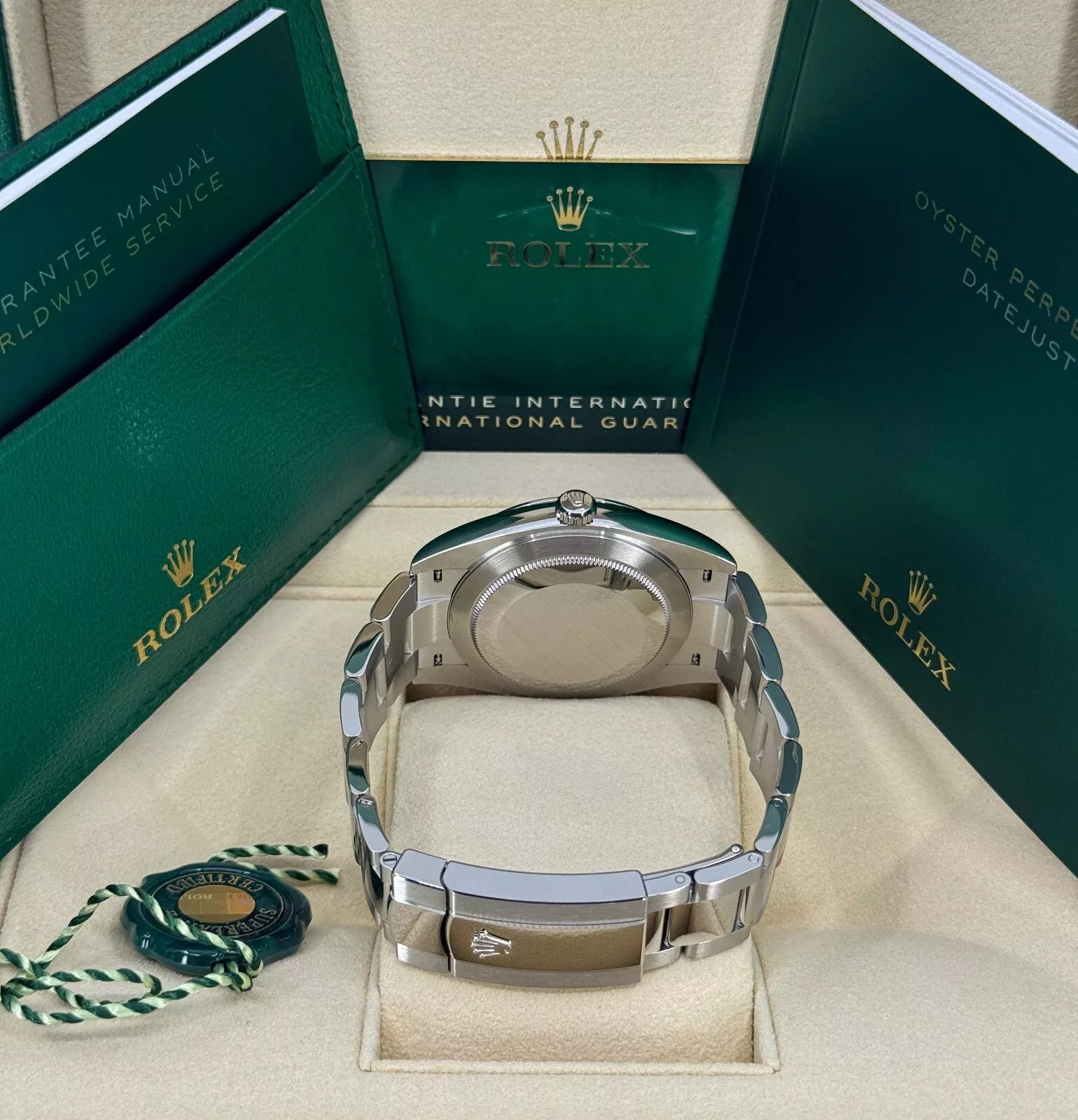 Rolex Datejust 41mm 126300 Slate Roman Oyster Stainless Steel Watch - Image 10
