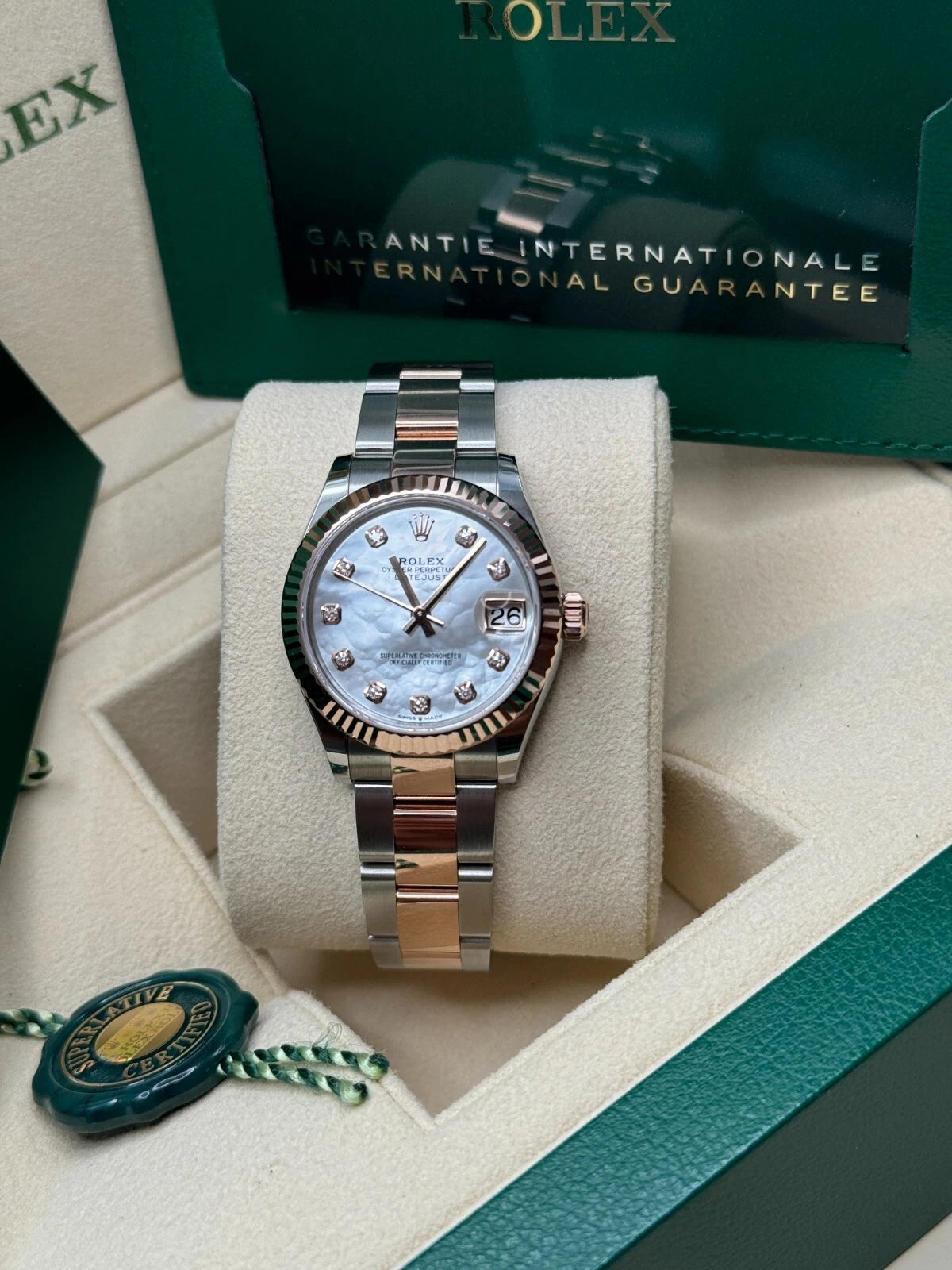 Rolex Datejust m278271-0025/0026 White Mother-of-Pearl 31mm Dial Oyster Bracelet Watch - Image 18