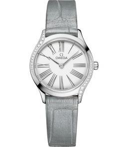 Omega De Ville Mini Trésor 26mm White Dial with Diamonds Stainless Steel Strap 428.18.26.60.04.001