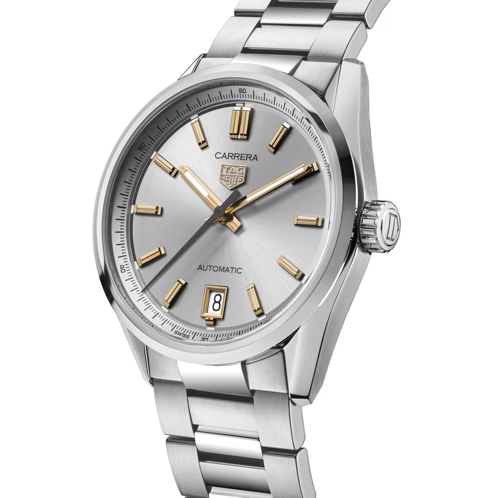 TAG Heuer Carrera Date 36mm Unisex Watch Silver WBN2310.BA0001 - Image 2