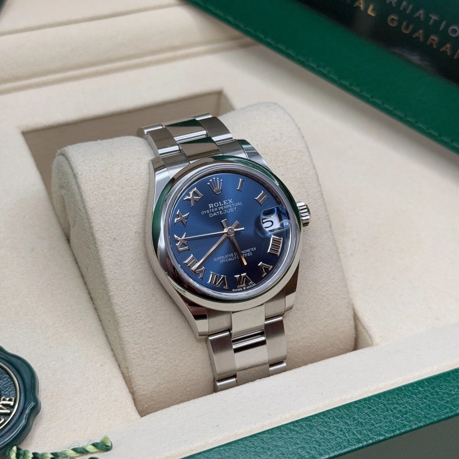 Rolex Datejust m278240-0017/0018 31mm Blue Roman Domed Bezel Oyster Oystersteel - Image 4