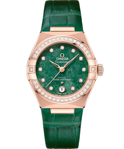 Omega Constellation Ladies' Selection 29mm Sedna�?gold on leather strap 131.58.29.20.99.004