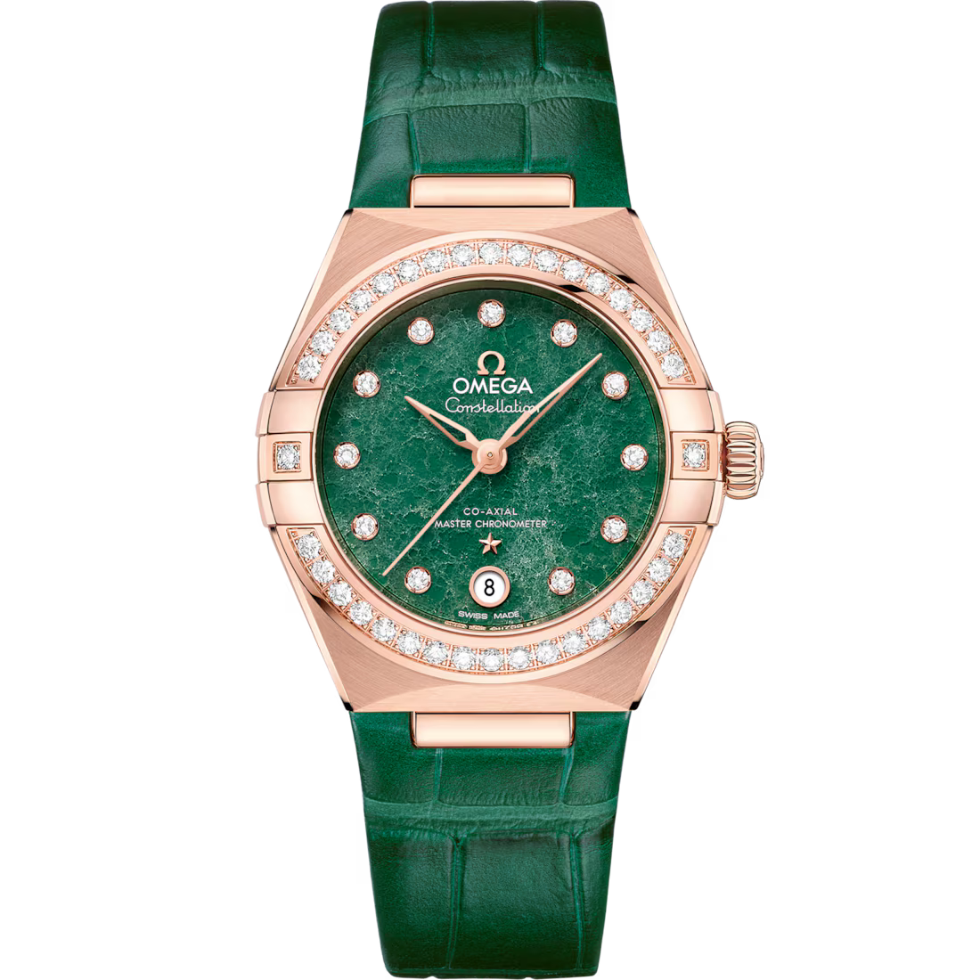 Omega Constellation Ladies' Selection 29mm Sedna�?gold on leather strap 131.58.29.20.99.004
