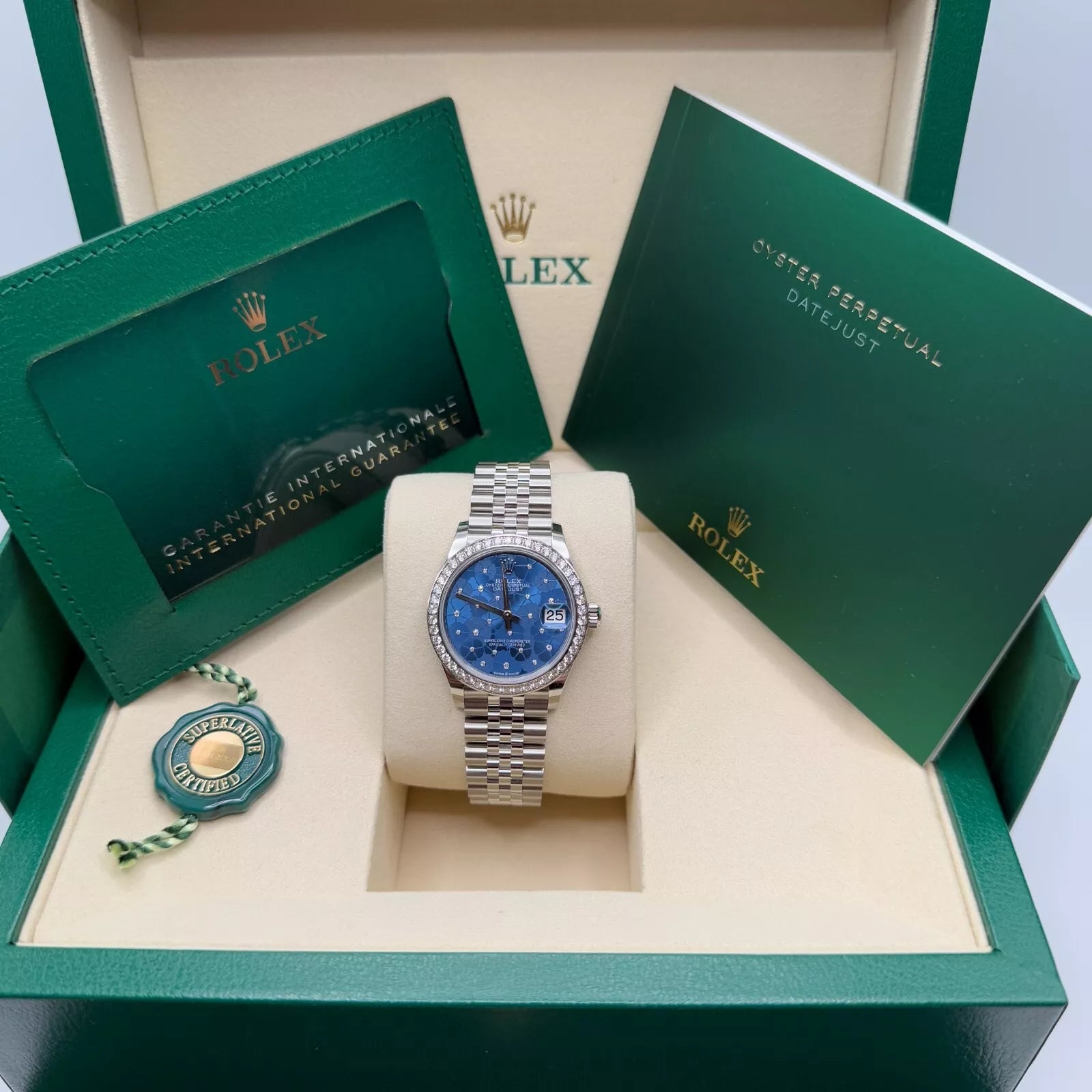 Rolex Datejust m278384RBR-0039/0040 Azzurro Blue 31mm Dial Oyster Watch - Image 18