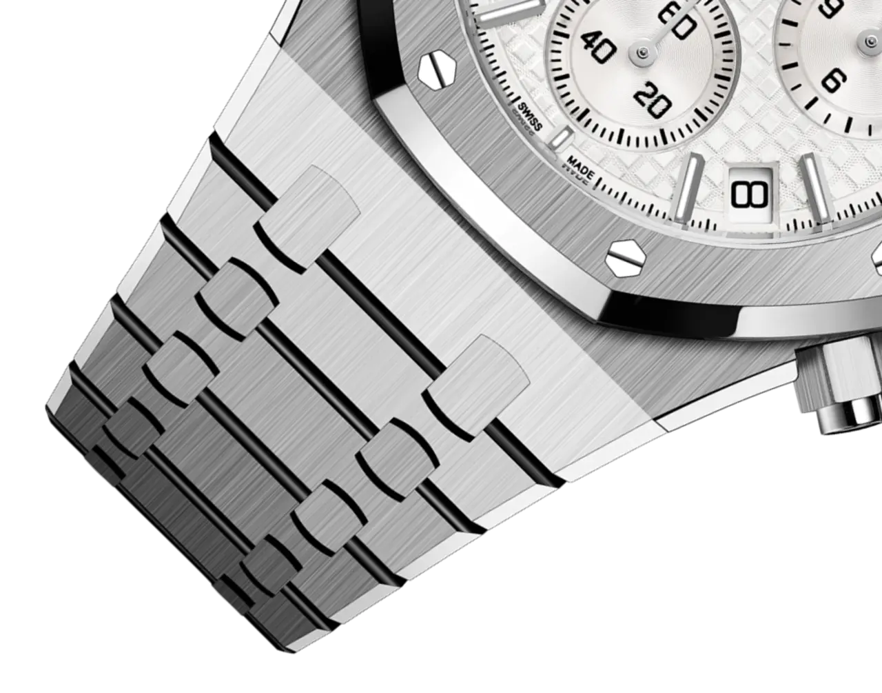 Audemars Piguet ROYAL OAK Silver-Toned Dial CHRONOGRAPH 41mm - Image 4