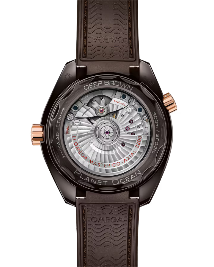 Omega Seamaster Planet Ocean 600M 39.5mm Brown Dial Brown ceramic Strap 215.62.40.20.13.001 - Image 2