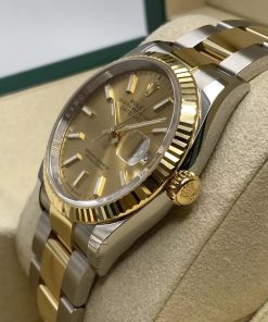 Alternative view of Rolex  Datejust 36mm 126233 Champagne Dial Jubilee Bracelet Watch