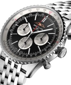 Alternative view of Breitling AB0137211B1A1 Navitimer B01 Black Dial - Νew
