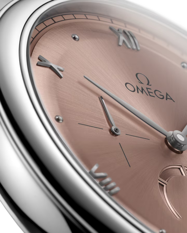 Omega De Ville Prestige 41mm Pink Dial Stainless Steel Strap 434.13.41.21.10.001 - Image 3
