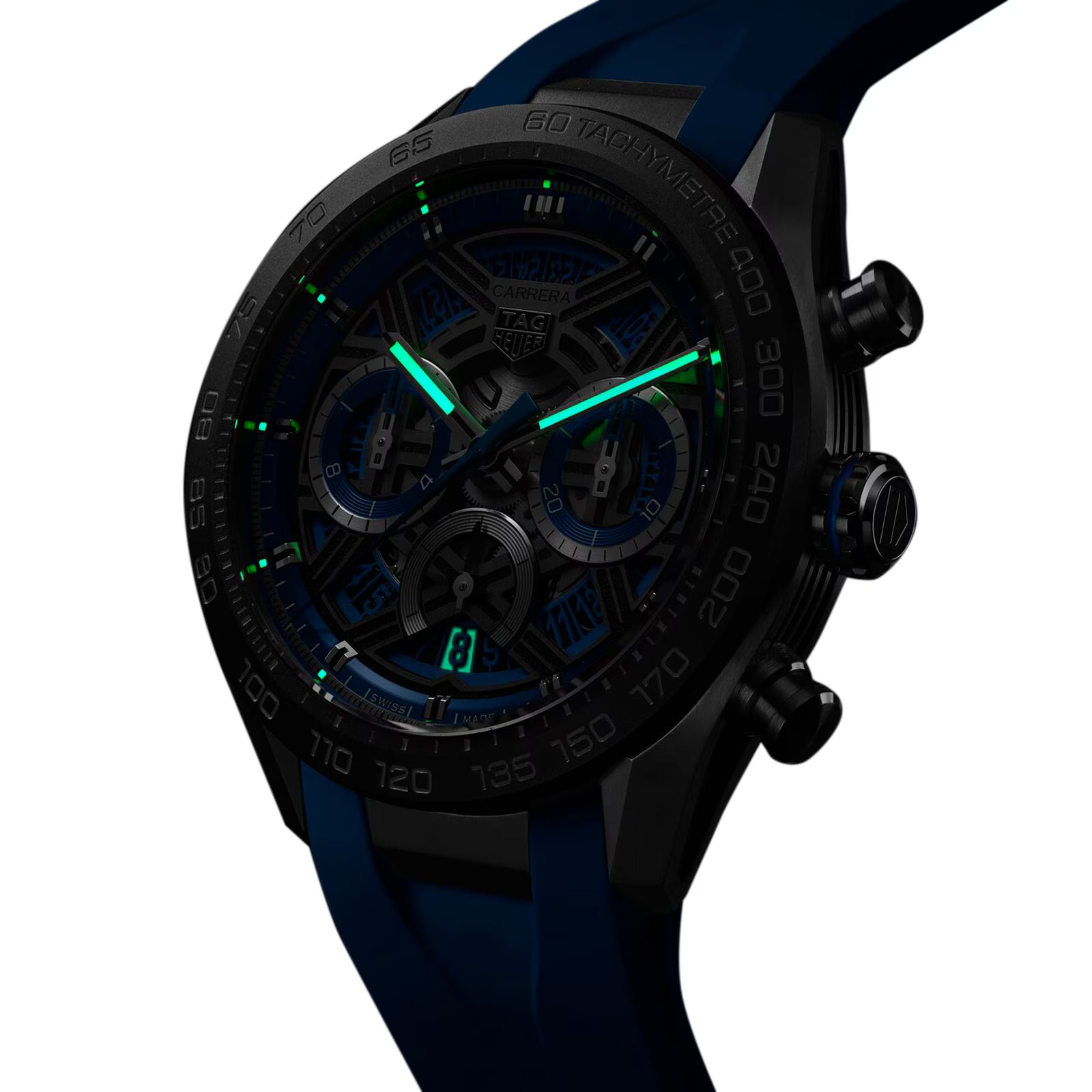 TAG Heuer Carrera Chronograph Extreme Sport 44mm Mens Watch Blue CBU2081.FT6274 - Image 3
