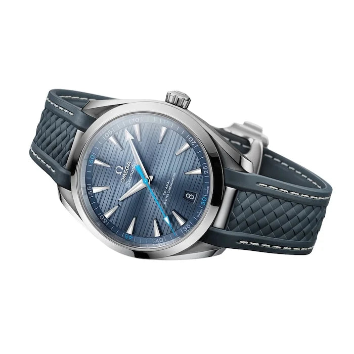 OMEGA Seamaster Aqua Terra 150M Mens Blue Dial 41mm Automatic Co-Axial Watch 220.12.41.21.03.002 - Image 3