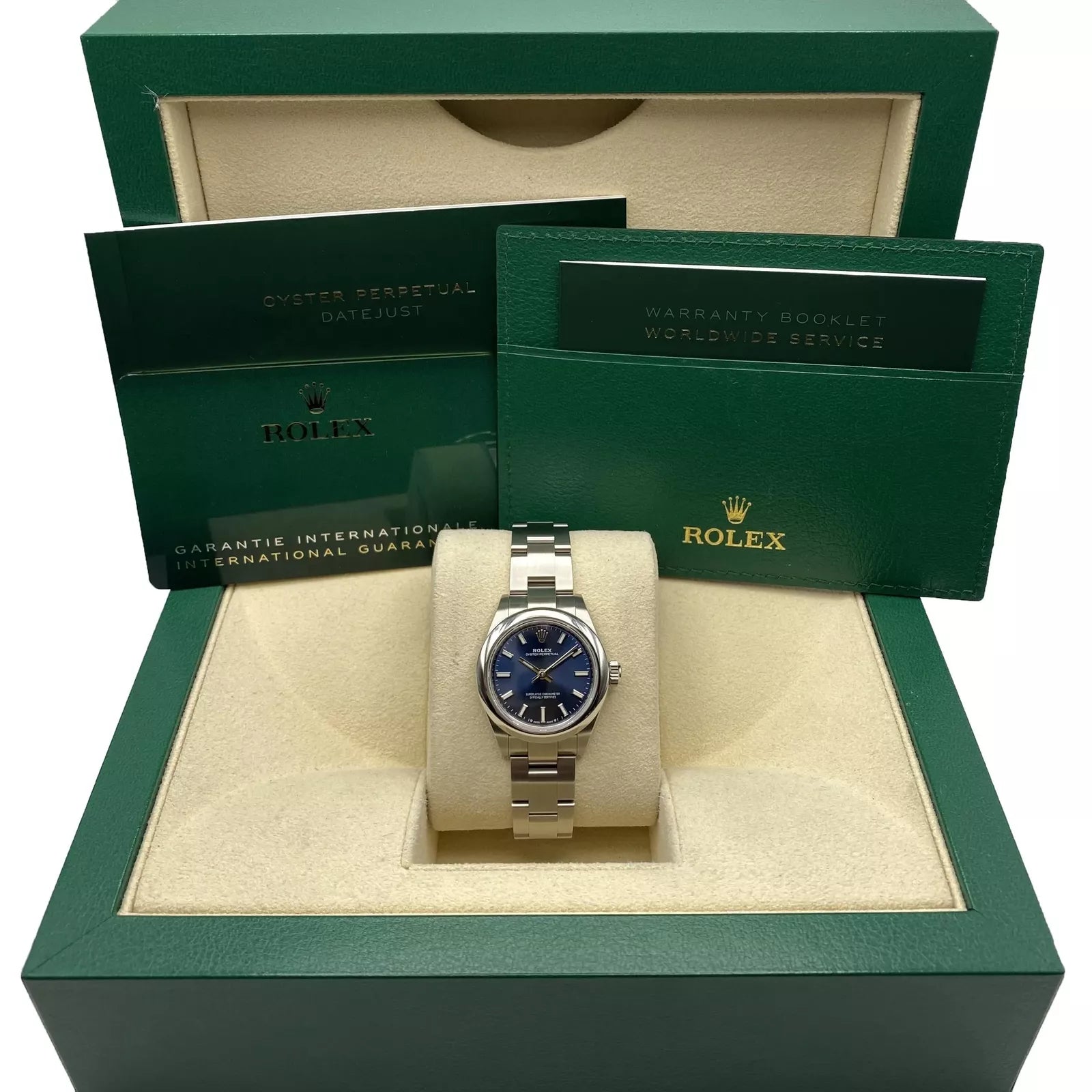 Rolex Oyster Perpetual 31mm 277200-0017 Blue Dial Oyster Bracelet Watch - Image 2