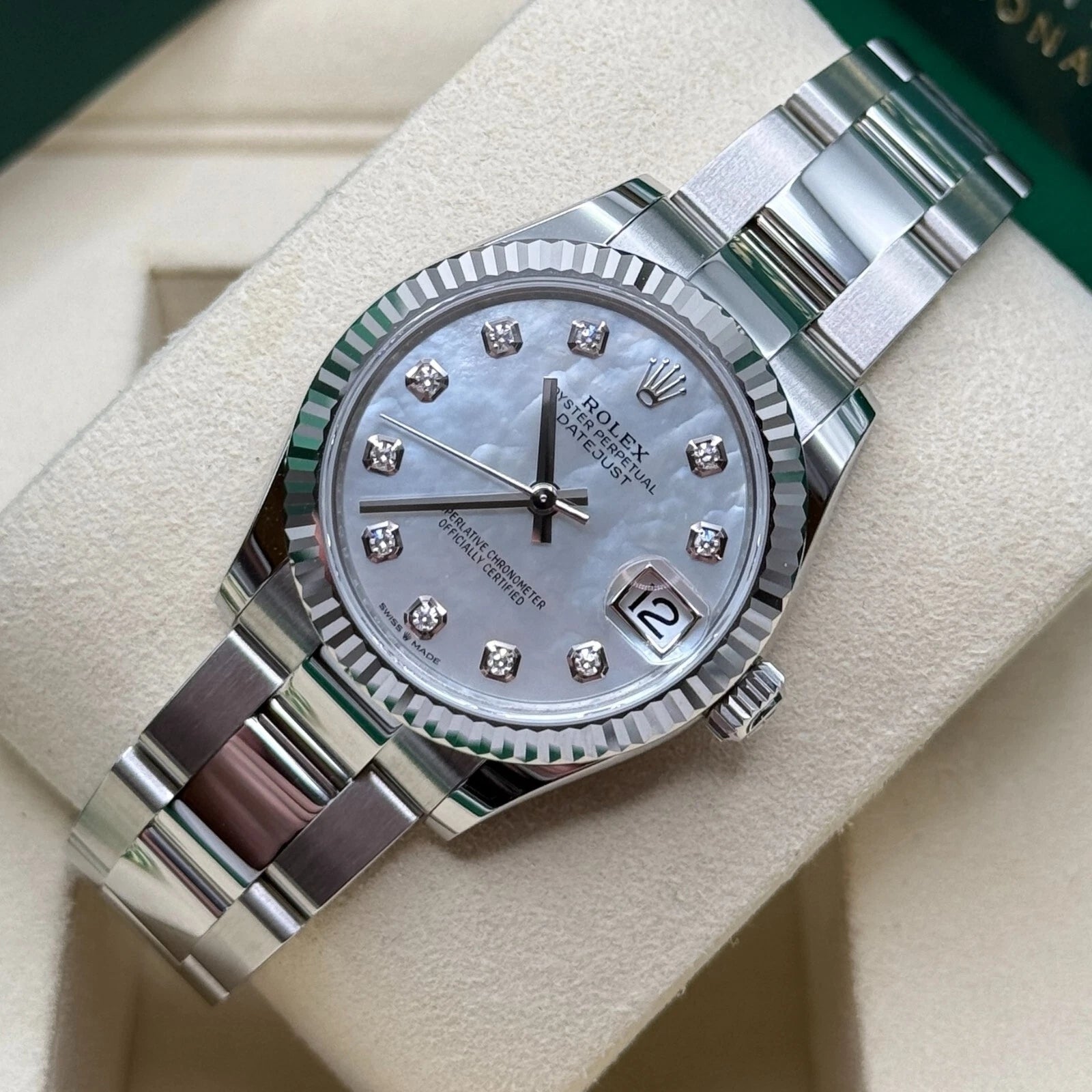 Rolex Datejust m278384RBR-0007/0008 Mother-of-Pearl 31mm Dial Oyster Watch - Image 5