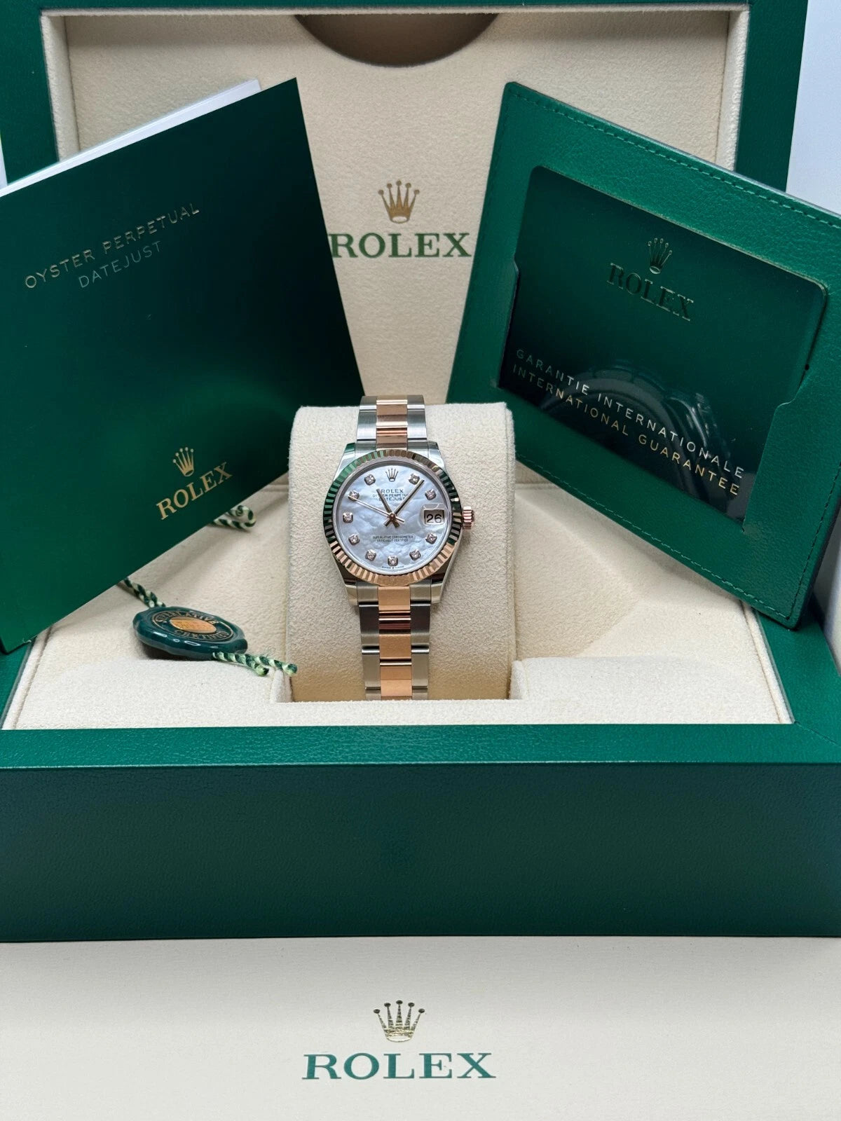 Rolex Datejust m278271-0025/0026 White Mother-of-Pearl 31mm Dial Oyster Bracelet Watch - Image 16