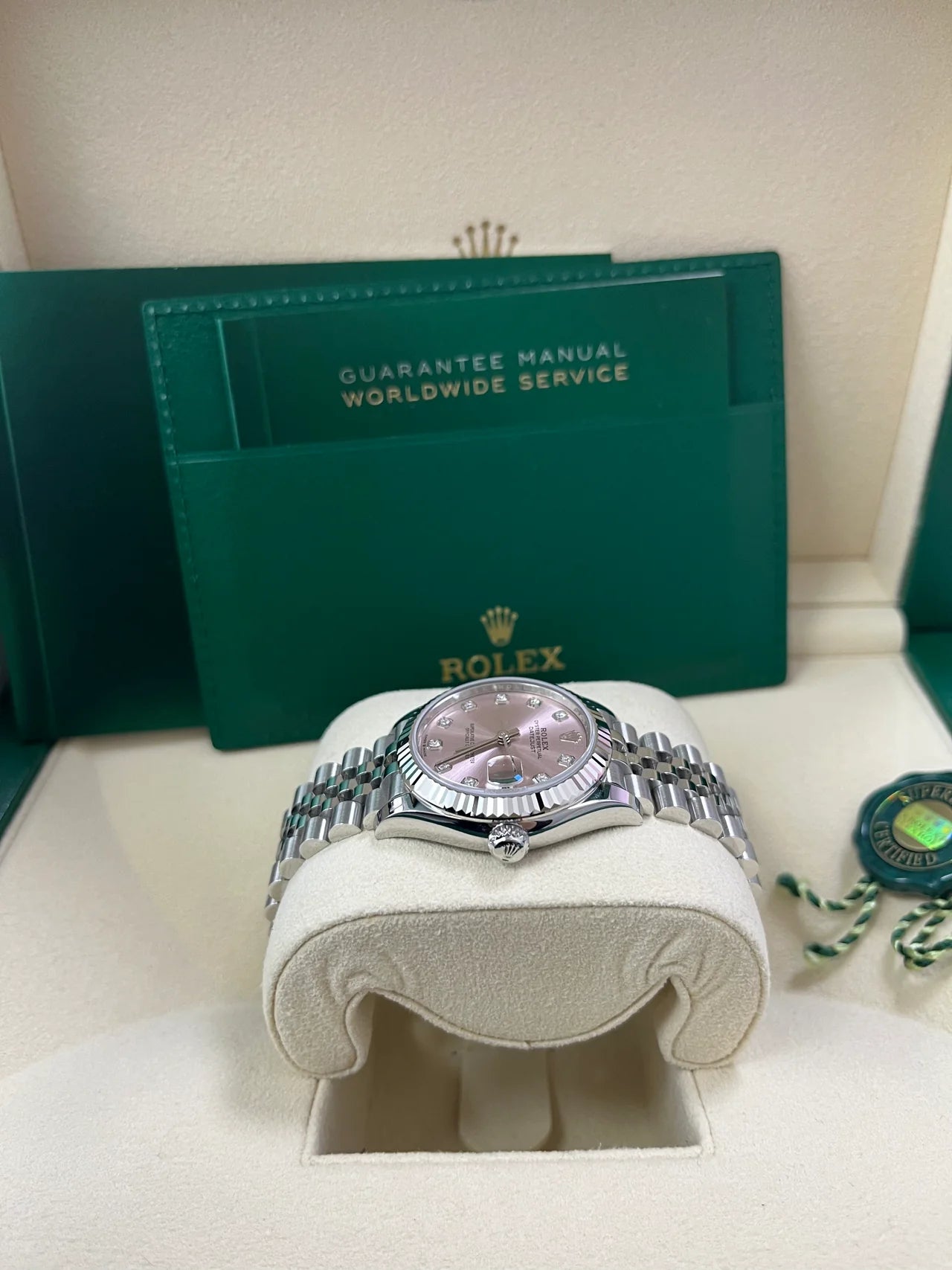 Rolex Datejust m278274-0031/0032 Pink 31mm Dial Oyster Watch - Image 9