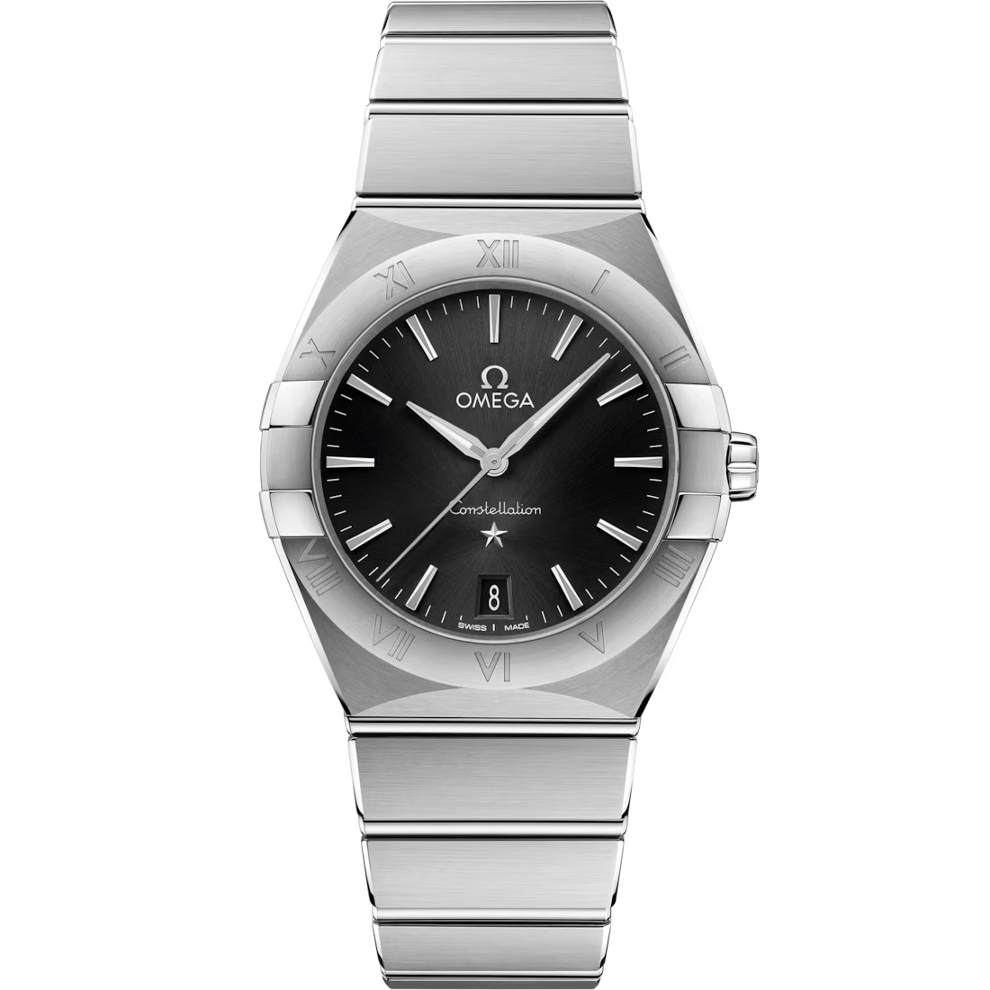 Omega Constellation 36mm Black Dial Stainless Steel Bracelet 131.10.36.60.01.001