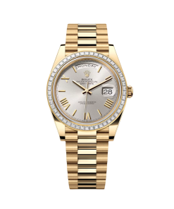 Rolex Day-Date 40mm 228398TBR-0006 Silver Dial President Watch