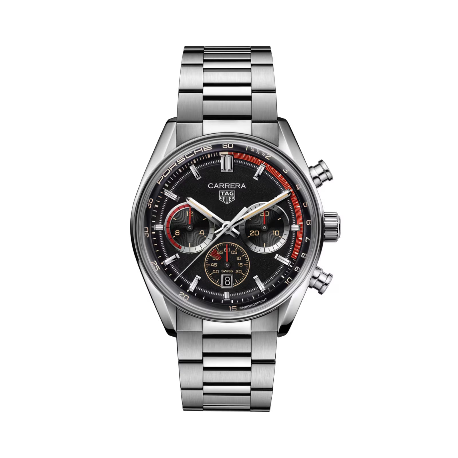 TAG Heuer Carrera Chronosprint X Porsche Rallye 42mm Mens Watch CBS2015.EB0381