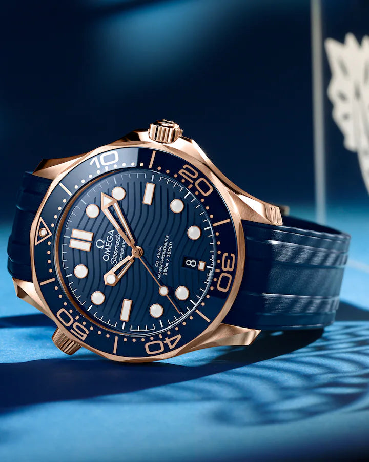 Omega Seamaster Diver 300M 42mm Blue Dial Sedna�?18k Rose Gold Strap 210.62.42.20.03.001 - Image 3