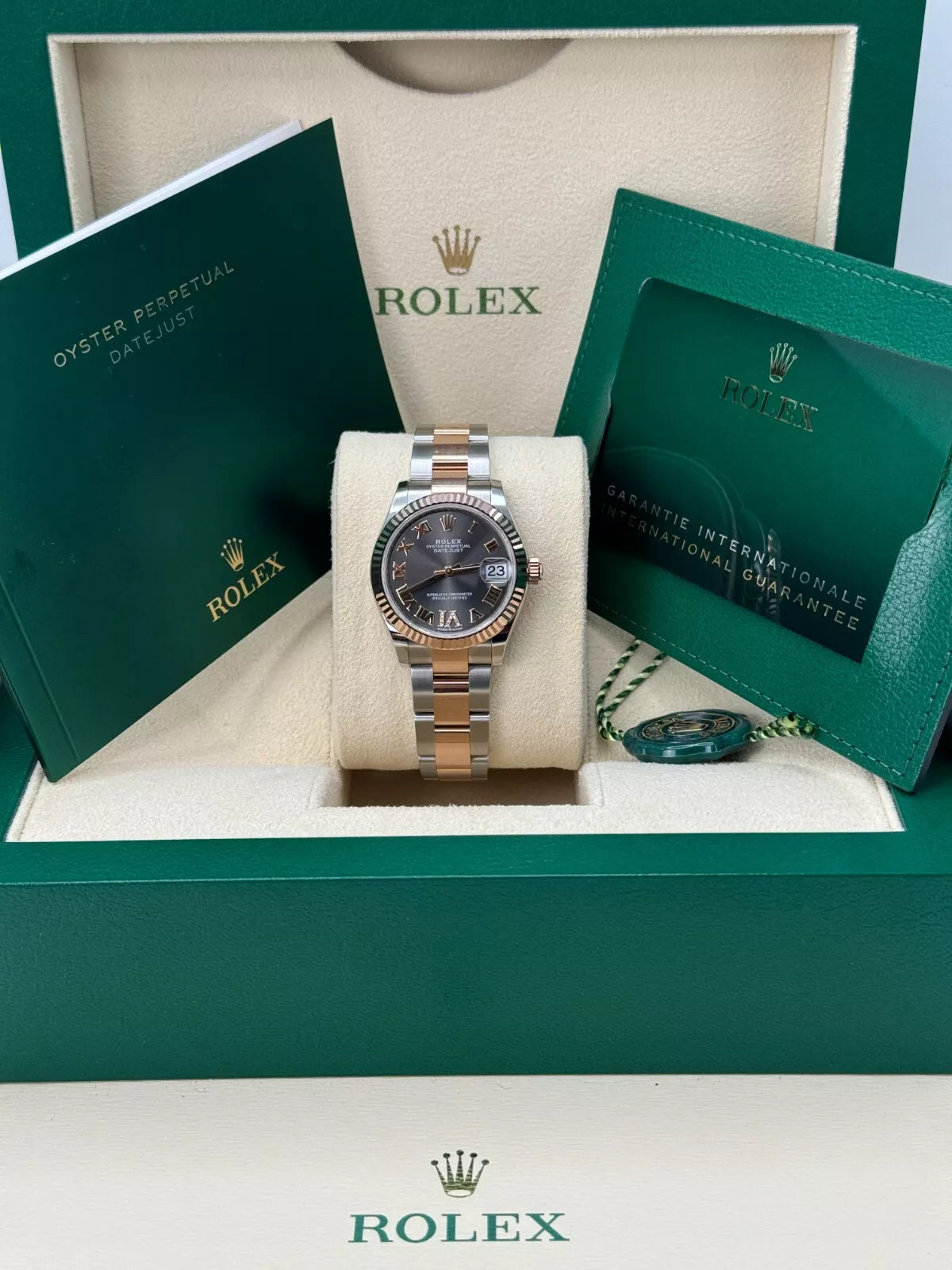 Rolex Datejust m278271-0029/0030 Slate 31mm Dial Oyster Bracelet Watch - Image 9
