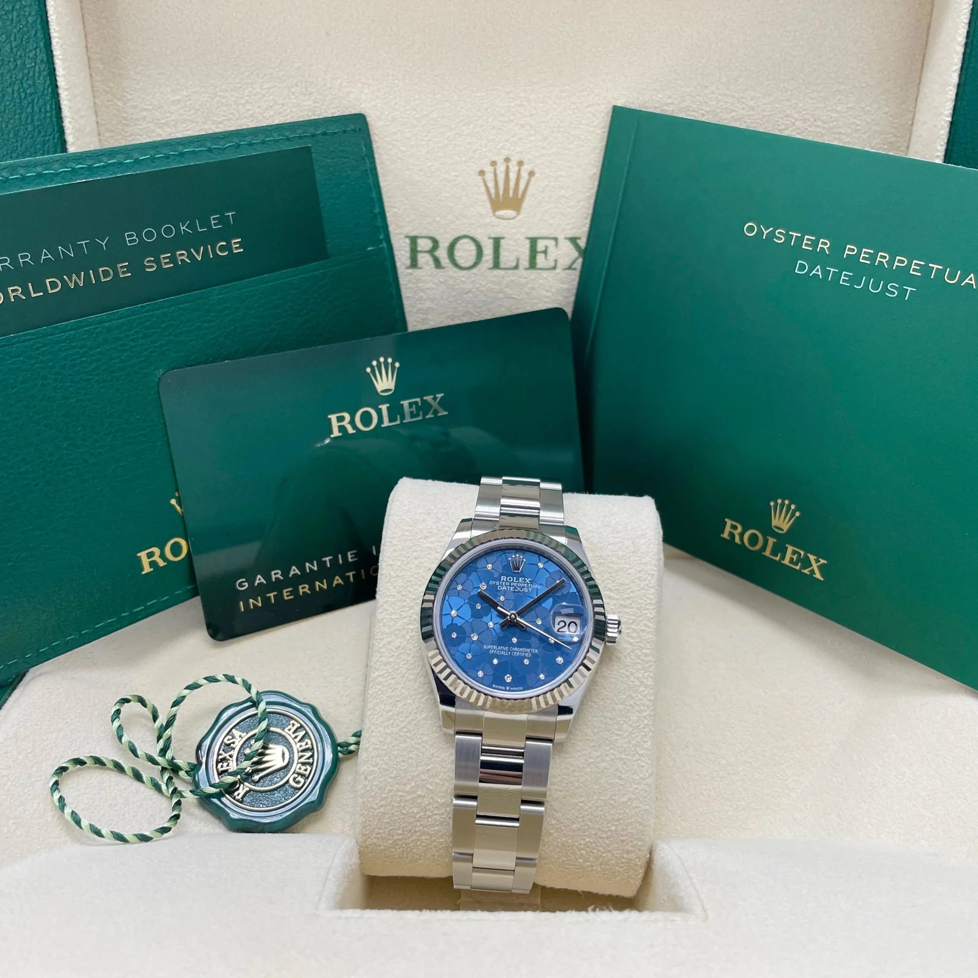 Rolex Datejust m278274-0035/0036 Azzurro Blue Dial Oyster Watch - Image 7