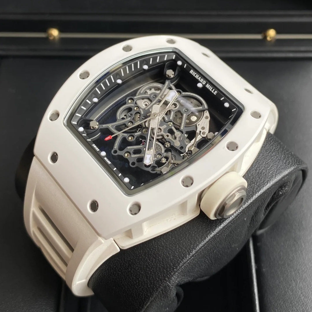 RM055 White Ceramic Dial - Image 4