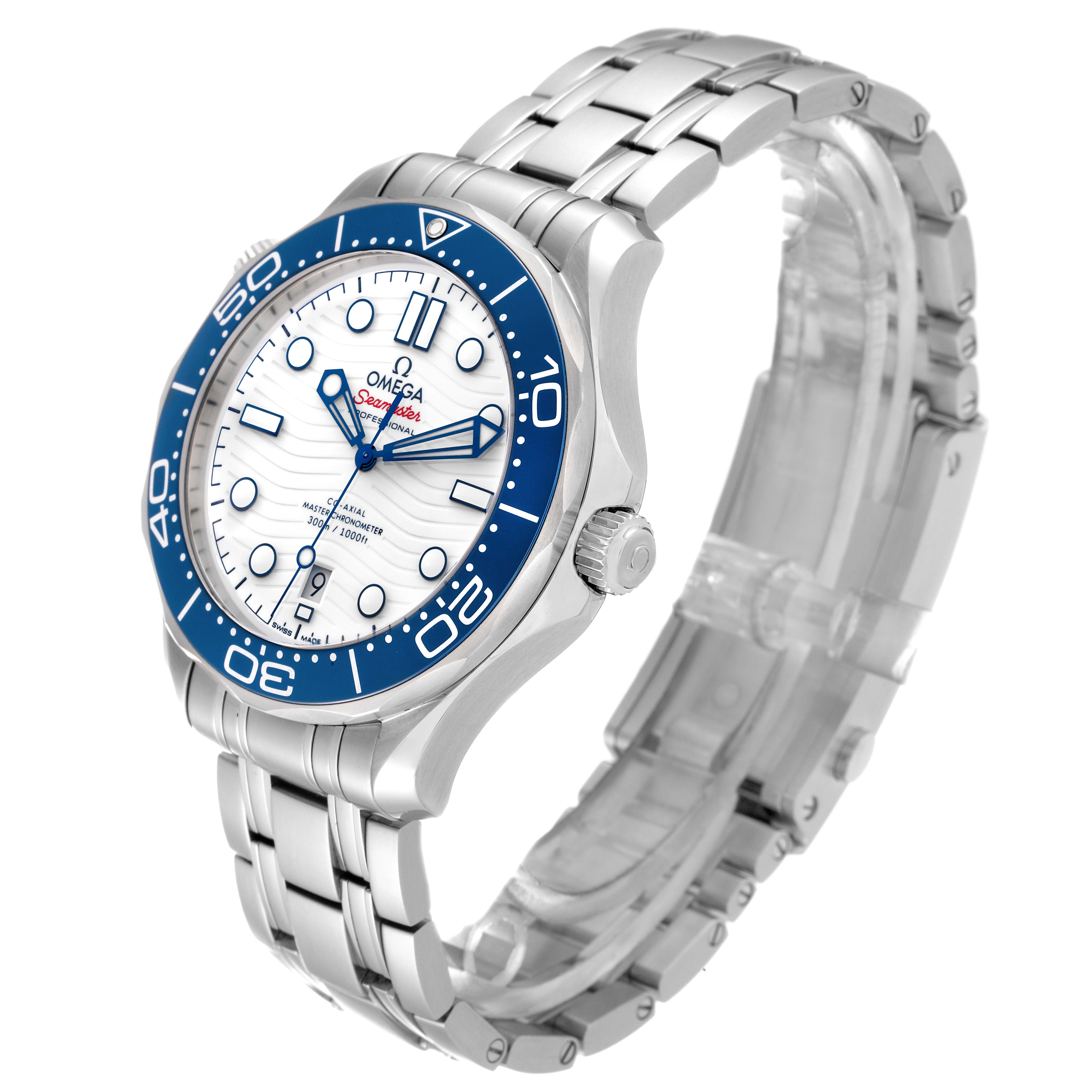 Omega Seamaster Diver 300M Tokyo 2020 Limited Edition Steel Mens Watch 42mm 522.30.42.20.04.001 - Image 5
