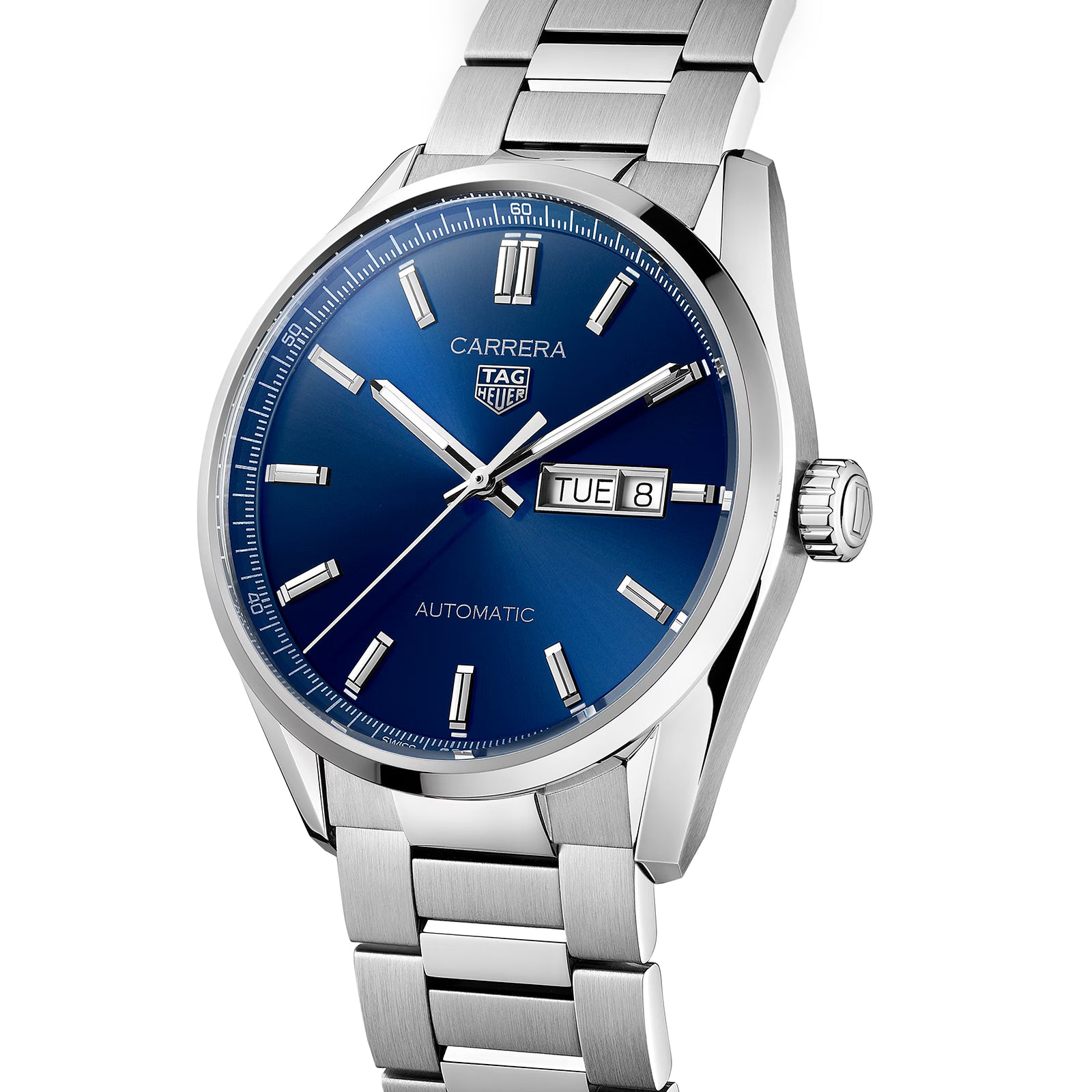 TAG Heuer Carrera Three-Hand Day-Date 41mm Automatic Mens Watch WBN2012.BA0640 - Image 3