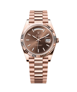 Rolex  Day-Date President 40mm Everose Gold Chocolate Index Dial - 228235