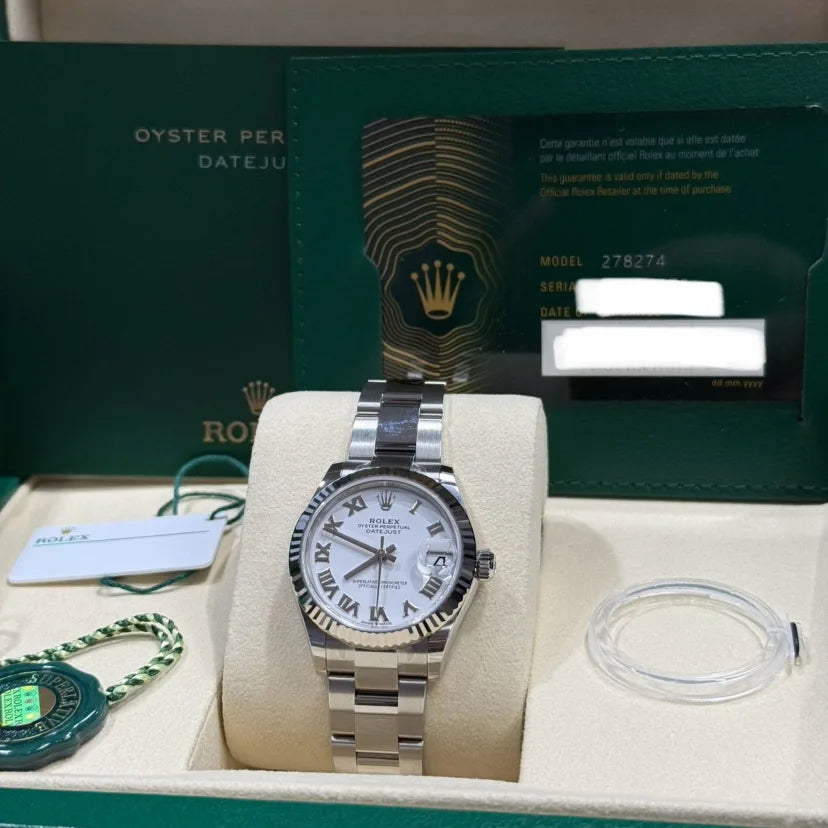 Rolex Datejust m278274-0009/0010 White 31mm Dial Oyster Watch - Image 8