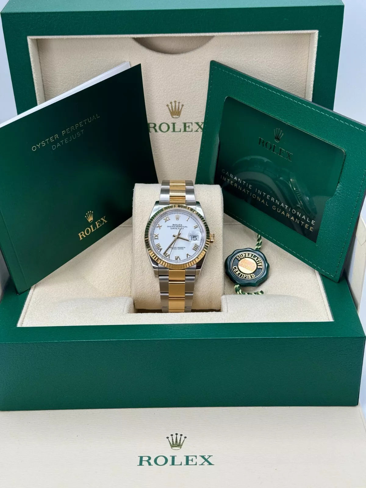 Rolex Datejust 36mm 126233 White Dial Oyster Bracelet Watch - Image 5
