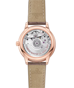 Alternative view of Omega De Ville Prestige 34 mm White Dial with Diamonds Sedna�?18k Rose Gold Strap 434.53.34.20.55.001
