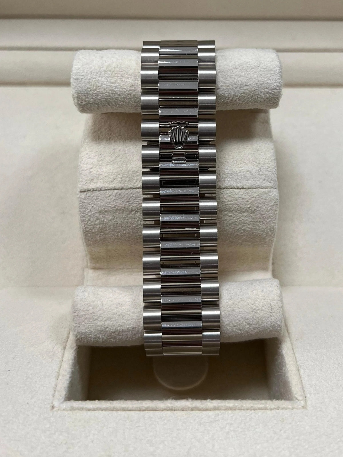 Rolex Day-Date President 40mm White Gold Black Diamond Baguette Dial - 228239 - Image 3