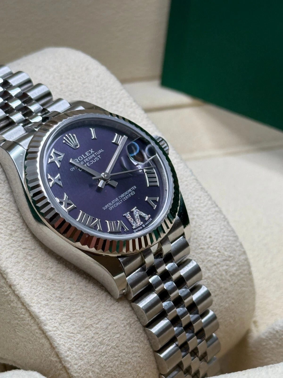 Rolex Datejust m278274-0025/0026 Aubergine 31mm Dial Oyster Watch - Image 7