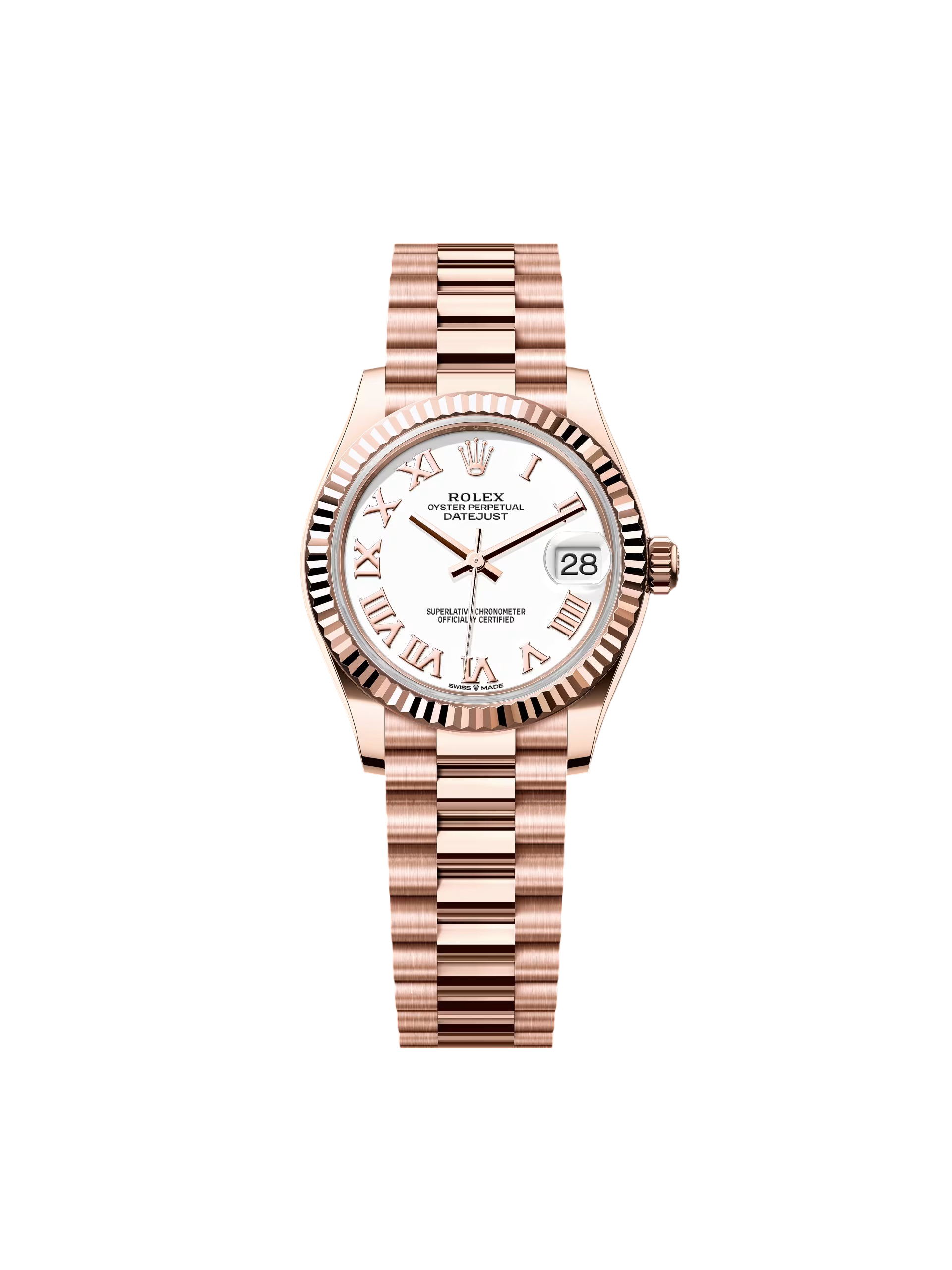 Rolex Datejust m278275-0019 White 31mm Dial