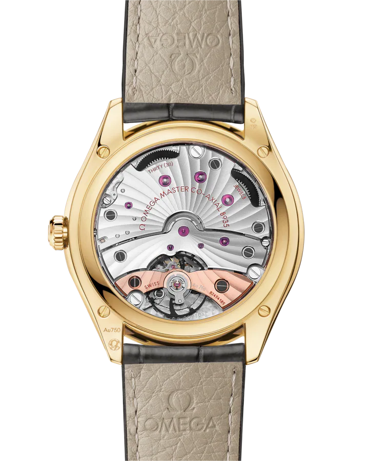 Omega De Ville Trésor 40mm Silver Dial 18k Yellow Gold Strap 435.53.40.22.02.001 - Image 2