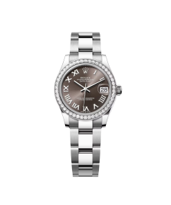 Alternative view of Rolex Datejust m278384RBR Dark Grey 31mm Dial