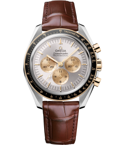 Omega Speedmaster Professional Moonwatch Yellow Gold & Steel Silver Dial 42mm 310.23.42.50.02.001