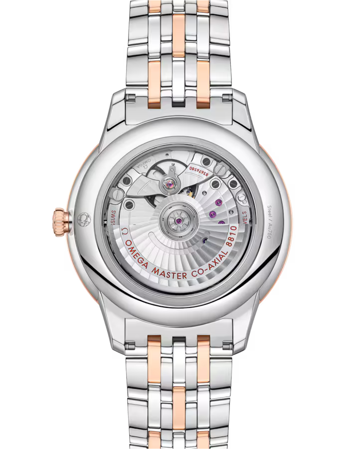 Omega De Ville Prestige 41 mm Linen Dial Stainless Steel Sedna�?18k Rose Gold Bracelet 434.20.41.21.09.001 - Image 2
