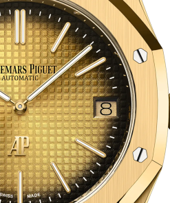 Alternative view of Audemars Piguet ROYAL OAK JUMBO Smoked Yellow Gold-Toned Dial 39mm 16202BA.OO.1240BA.02