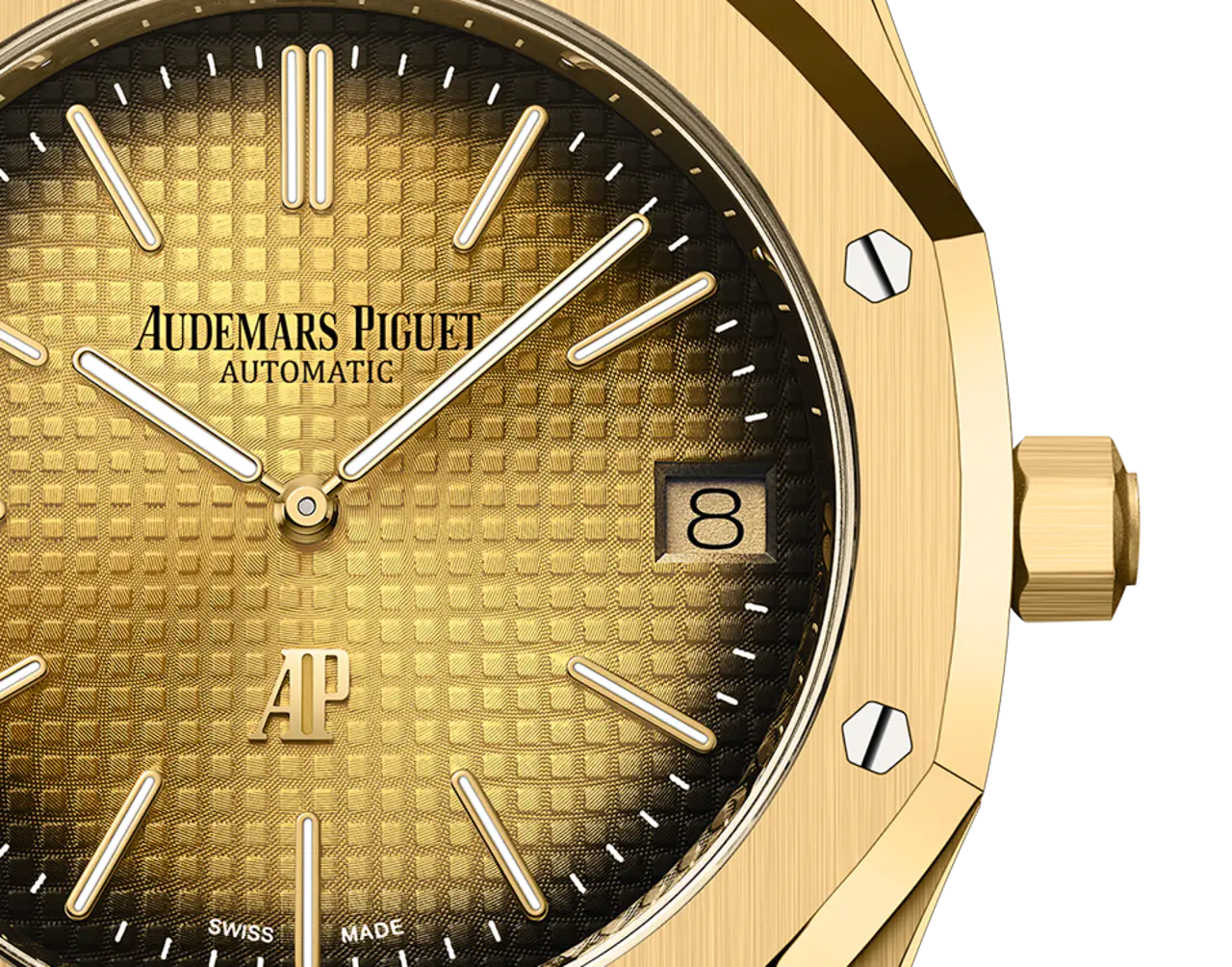 Audemars Piguet ROYAL OAK JUMBO Smoked Yellow Gold-Toned Dial 39mm 16202BA.OO.1240BA.02 - Image 2
