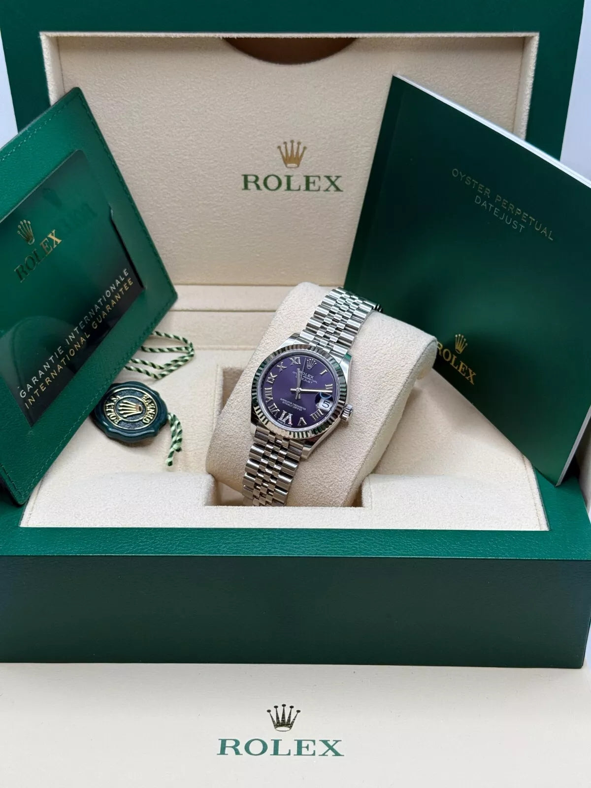Rolex Datejust m278274-0025/0026 Aubergine 31mm Dial Oyster Watch - Image 10