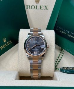 Alternative view of Rolex Datejust m278271-0029/0030 Slate 31mm Dial Oyster Bracelet Watch