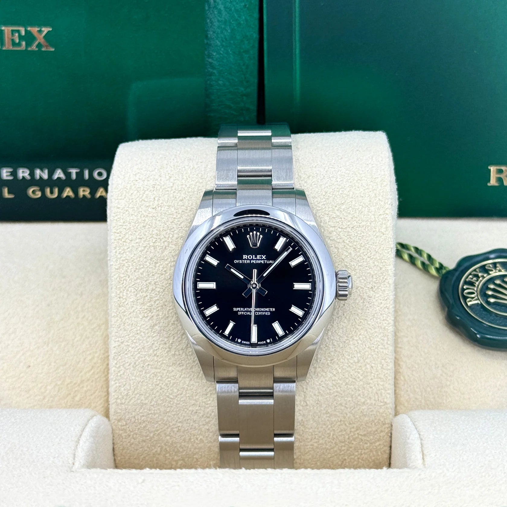 Rolex Oyster Perpetual 31mm 277200-0016 Black Dial Oyster Bracelet Watch - Image 3