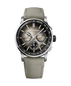 Audemars Piguet Code 11.59 Beige Dial Beige Rubber Strap Watch 41mm 26393QT.OO.A064KB.01