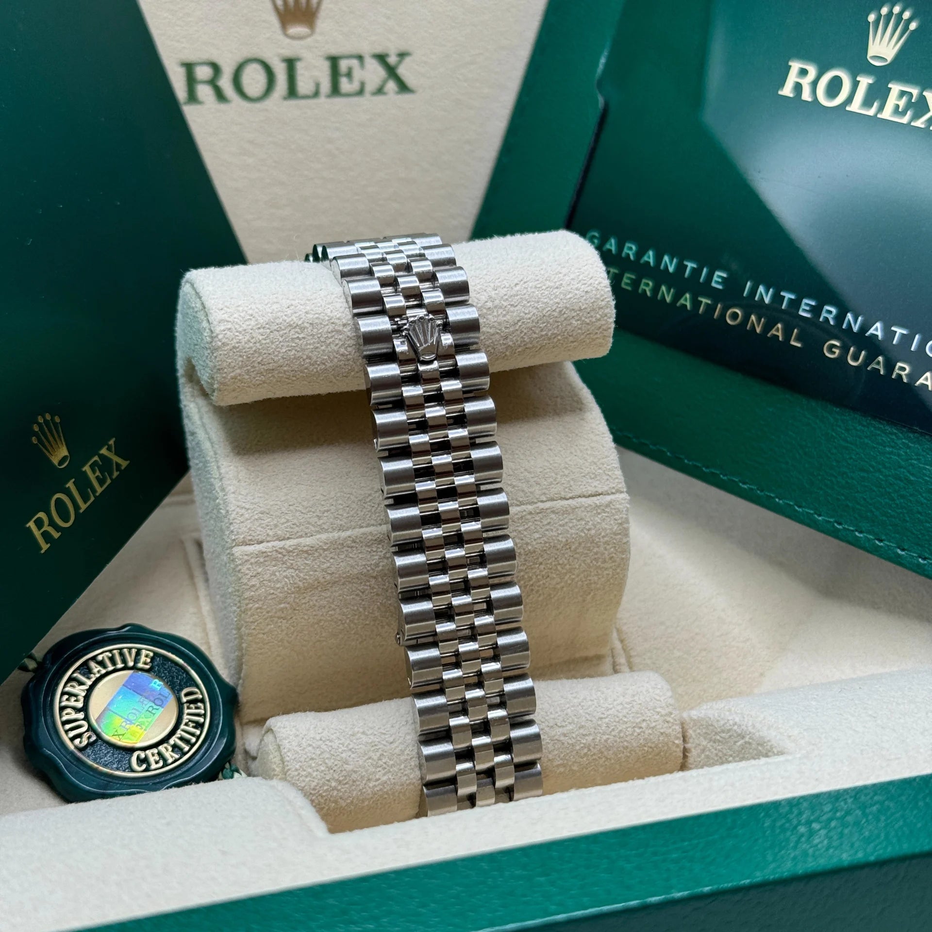 Rolex Datejust m278274-0033/0034 Bright Blue Dial 31mm Fluted Bezel Oyster Bracelet - Image 11